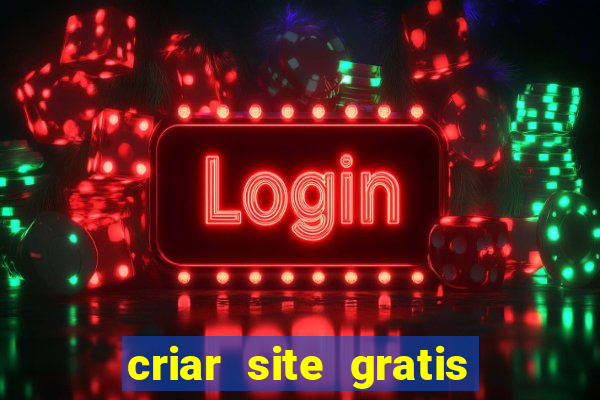 criar site gratis de jogos